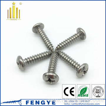 304 Stainless Round Head Phillips Pan self-tapping screw